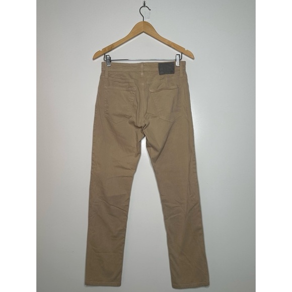 AG Adriano Goldschmied Everett SUD Sueded Slim Straight Pants in Chestnut 29x32 - Picture 5 of 15